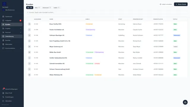 ASKI Base Kundenverwaltung